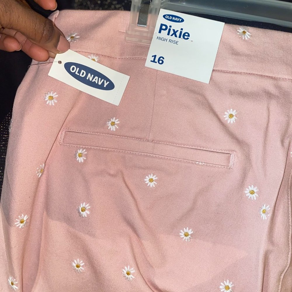 #OldNavy Pink Pixie High-Rise Formal Pants Size (16)